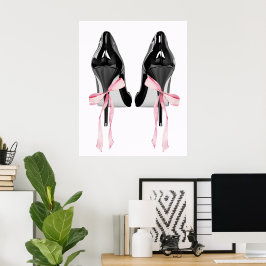 Cute Girly Bow Wall Poster