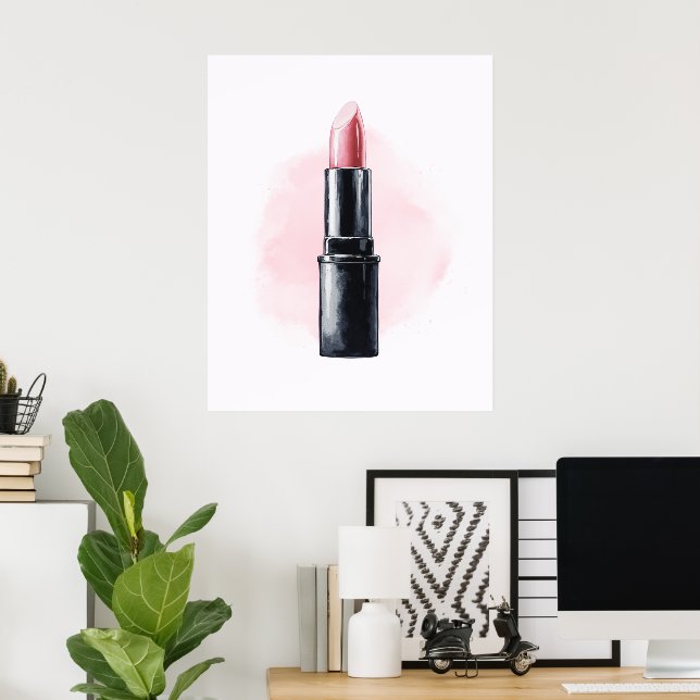 Cute Girly Bow Wall  Poster (Heimbüro)