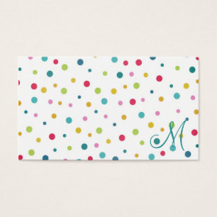 Cute girly coloré différentes tailles pois