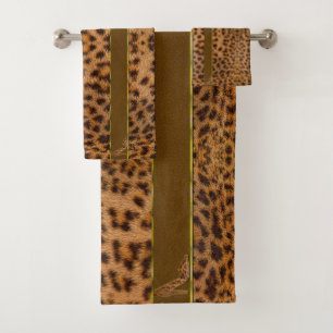 Cute Girly Jaguar Motif Poster de animal et Stilet