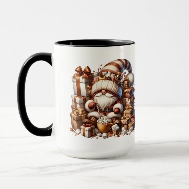 Cute GnomeI Presents And Grapes Tasse (Links)