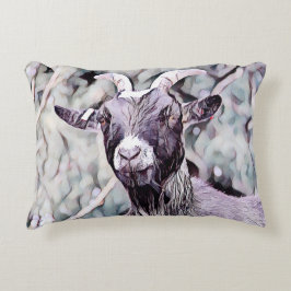 Cute Goat Farmhouse Decor Dekokissen
