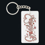 Cute Grandma Acrylic Keychain Schlüsselanhänger<br><div class="desc">Cute Grandma keychain a gift for yourself or Grandma in your life.</div>