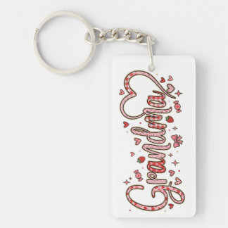 Cute Grandma Acrylic Keychain Schlüsselanhänger