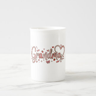 Cute Grandma Bone China Specialty Mug Prozellantasse