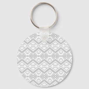 Cute gray zigzag pattern  mug schlüsselanhänger