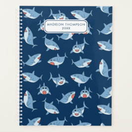 Cute Great White Sharks Motif Océan
