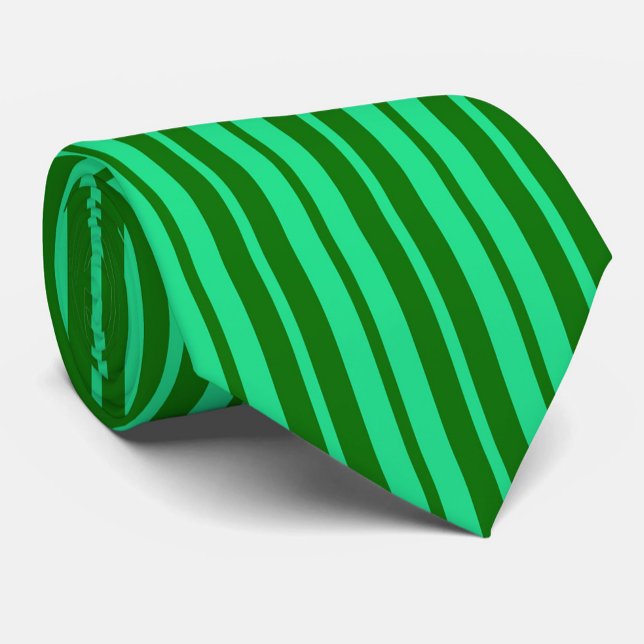 Cute Green Stylish Stripes Pattern Design  Krawatte (Von Creator hochgeladen)