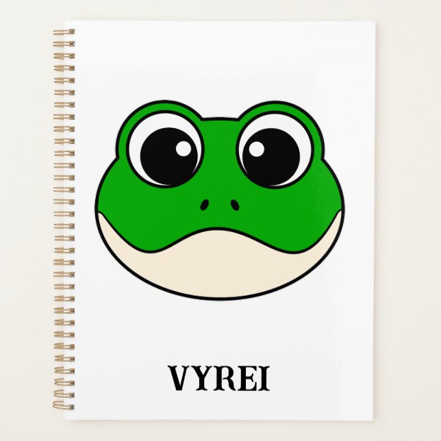 Cute grenouille souriante (Devant)