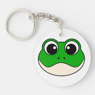 Cute grenouille souriante