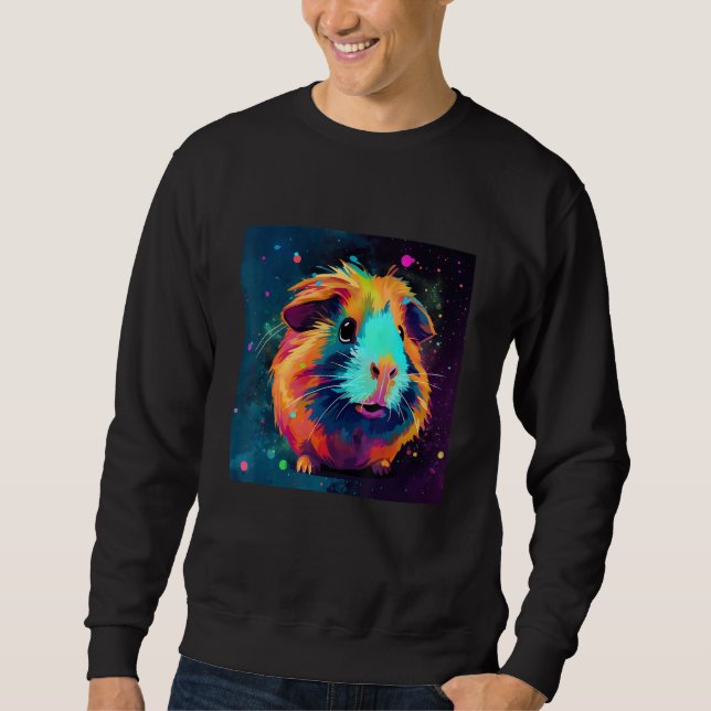 Cute Guinea Pig Men Women Kids 1 Sweatshirt (Vorderseite)