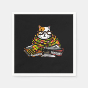 Cute Guinea Pig Read Book Cute Pet Lover Serviette