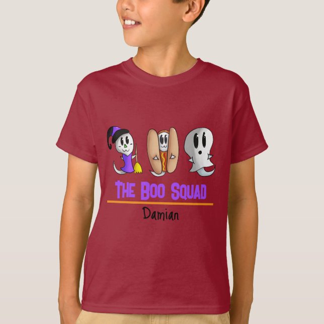 Cute Hallloween Kids Shirt The Boo Squad Shirt (Vorderseite)