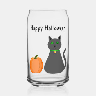 Cute Halloween Chat et Citrouille Personnalisé