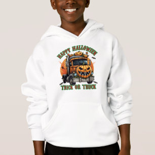 Cute Halloween Citrouille Truck Kids Éffrayant Fes
