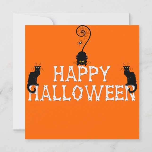 Cute Halloween Invitation (Devant)