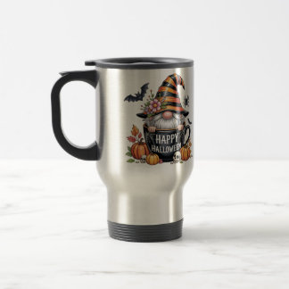 Cute Halloween Mug with Elf in Coffee Cup | Happy Reisebecher