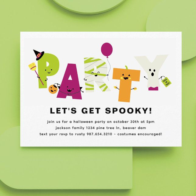 Cute Halloween Party Invitation Einladung (Von Creator hochgeladen)