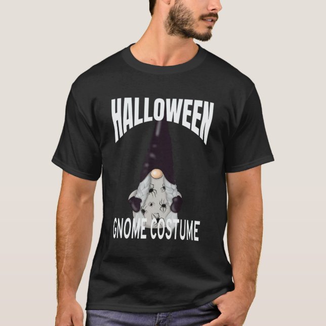 Cute Halloween Spider Gnome Costume T-Shirt (Vorderseite)