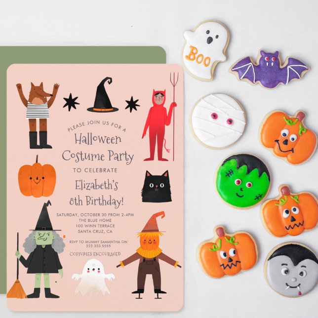 Cute Halloween Spooktacular Party Invitation (Créateur téléchargé)