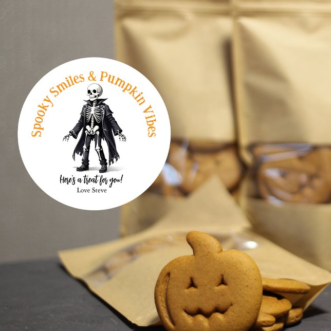 Cute Halloween Sticker – Pumpkin Season & Spooky  (Créateur téléchargé)