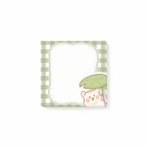Cute Hamster with Lotus Leaf Frame