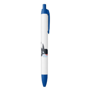 Cute Happy Cartoon Killer Whale Black Enk Stylo
