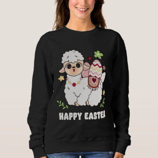 Cute Happy Easter Day Egg Hunt Boys Girls Kids She Sweatshirt