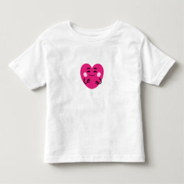 Cute Heart-Heart Cartoon-LoveSticker-Valentine Art Kleinkind T-shirt