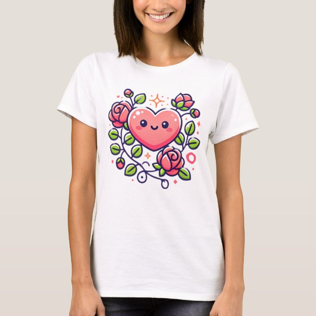 Cute Heart T-Shirt (Vorderseite)