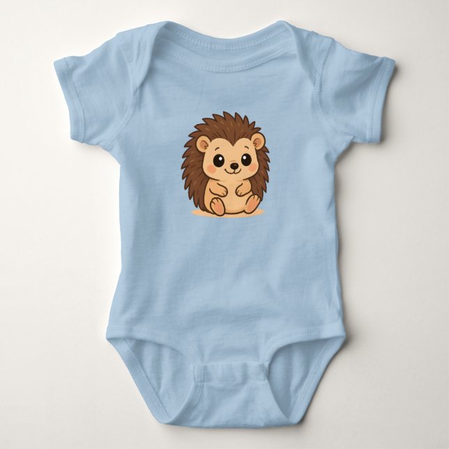 Cute Hedgehog Baby Onsie Baby Strampler (Vorderseite)