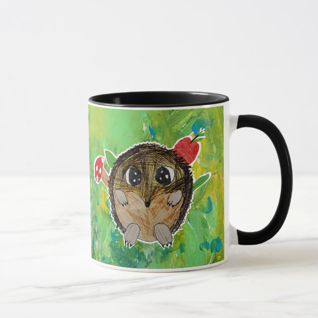 Cute Hedgehog Tasse (Rechts)