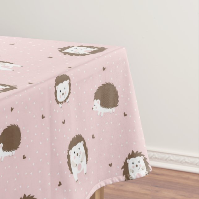 Cute Hedgehog Toalha de mesa Tischdecke (Beispiel)