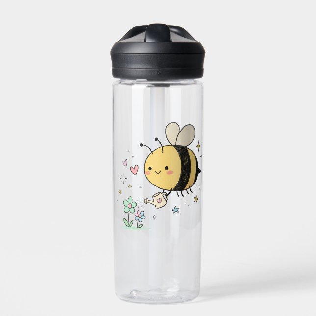  Cute Honeybee  Kawaii Bumblebee for teachers gift Trinkflasche (Vorderseite)