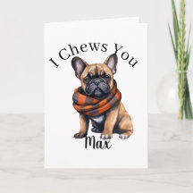 Cute I Chews You | Carte de vœux française