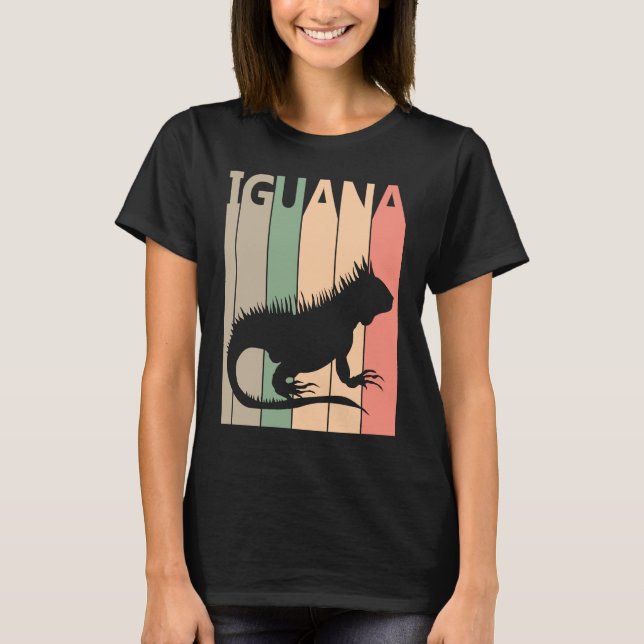 Cute Iguana Animal T-Shirt (Vorderseite)