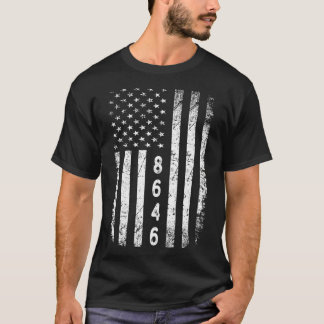 cute Impeach funny 8646 anti  2024 America  46 Vin T-Shirt