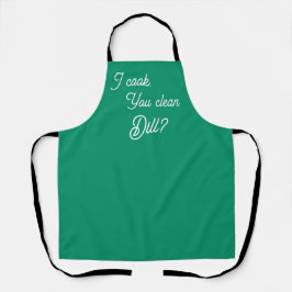Cute It's a Big Dill Spice Pun Schürze