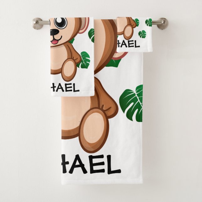 Cute Jungle Safari Singe Animaux Enfants (En situation)