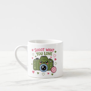 Cute Kamera Gestaltung - Fotografiere was du liebs Espressotasse