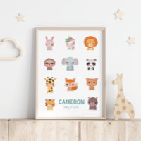 Cute Kawaii Animals | Zen Yoga Illustration