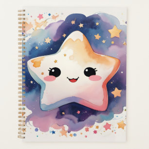 Cute Kawaii Aquarelle étoile Nursery Baby