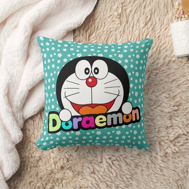 Cute Kawaii Black Doraemon Anime Kissen (Decke)