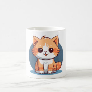 Cute Kawaii Cat Coffee Mug Kaffeetasse