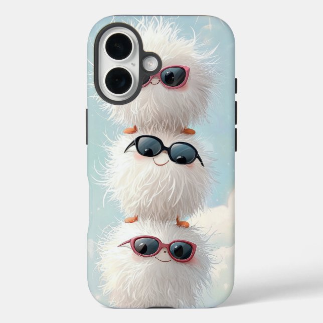 Cute Kawaii Fluffy Anime coque iphone (Verso)