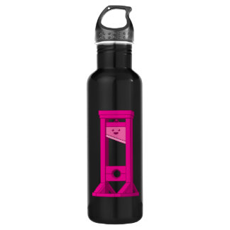 Cute Kawaii Guillotine rose 24 oz Bouteille d'eau