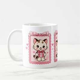 Cute Kawaii Kitten Love Mug Kaffeetasse