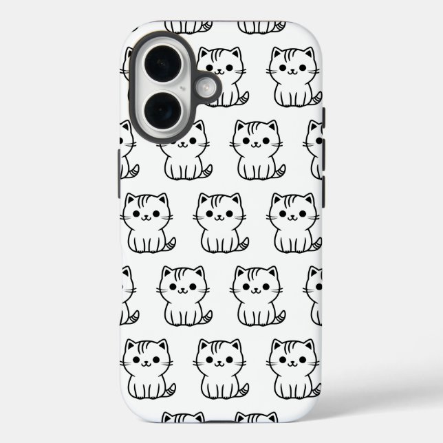 Cute Kawaii Motif coque iphone (Verso)