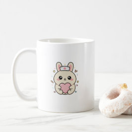 Cute Kawaii Nurse Bunny Mug – Pastel Medical  Kaffeetasse