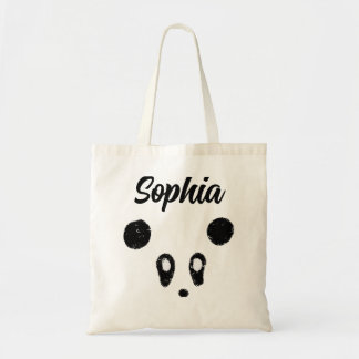 Cute Kawaii Panda Sac fourre-tout personnalisé ajo